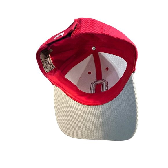 Ohio State Buckeyes 47 Brand Red & White Mesh Baseball Cap Adjustable Vintage St - Picture 4 of 5